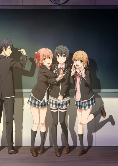 Anime: Yahari Ore no Seishun Lovecome wa Machigatte Iru. Kan: Dakara, Shishunki wa Owarazu ni, Seishun wa Tsuzuite Iku.