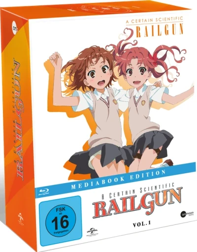 A Certain Scientific Railgun - Vol. 1/4: Limited Mediabook Edition [Blu-ray] + Sammelschuber