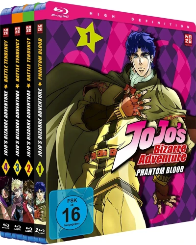 JoJo’s Bizarre Adventure: Phantom Blood + Battle Tendency - Komplettset [Blu-ray]