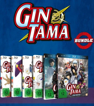 Gintama - Set: Vol. 01-04 + Film 1+2 [Blu-ray]