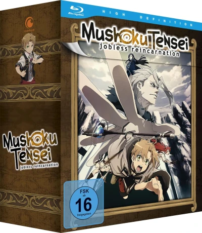 Mushoku Tensei: Jobless Reincarnation - Staffel 1 - Vol. 1/4: Limited Edition [Blu-ray] + Sammelschuber
