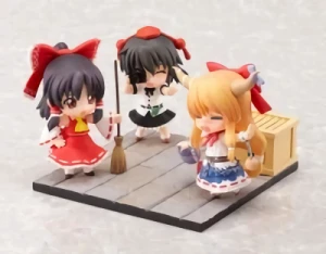 Touhou Niji Sousaku Doujin Anime: Musou Kakyou - Figuren: Reimu Hakurei, Aya Shameimaru, Suika Ibuki (Nendoroids)