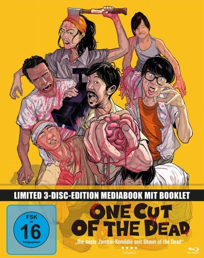One Cut of the Dead - Limited Mediabook Edition [Blu-ray+DVD]: Cover A